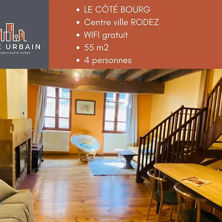 Gite Urbain - Cote Bourg Rodez Exterior photo